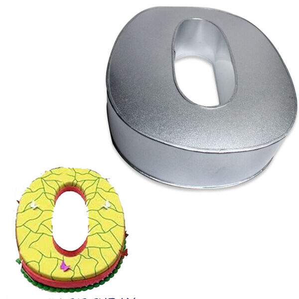 Small Number ZERO (0) Cake Tins for Baking, Birthday Party